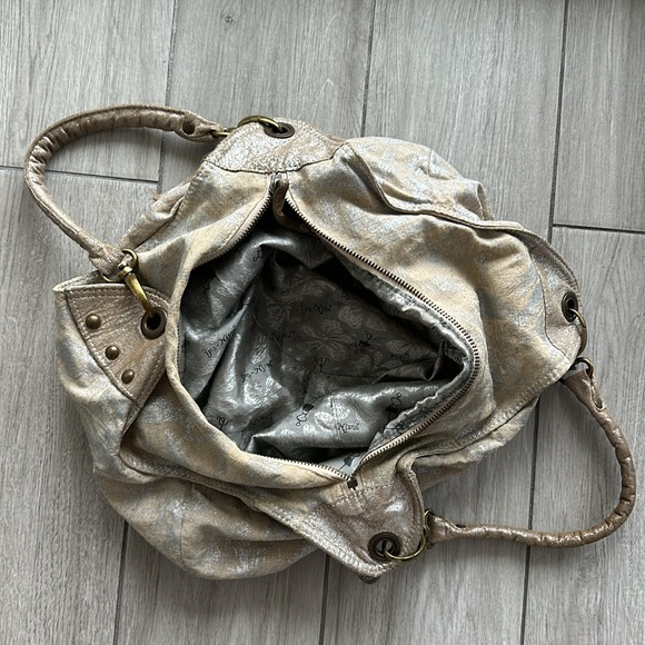 Ipa Nima Farrah Brushed Metallic Hobo Bag - Picture 3 of 17